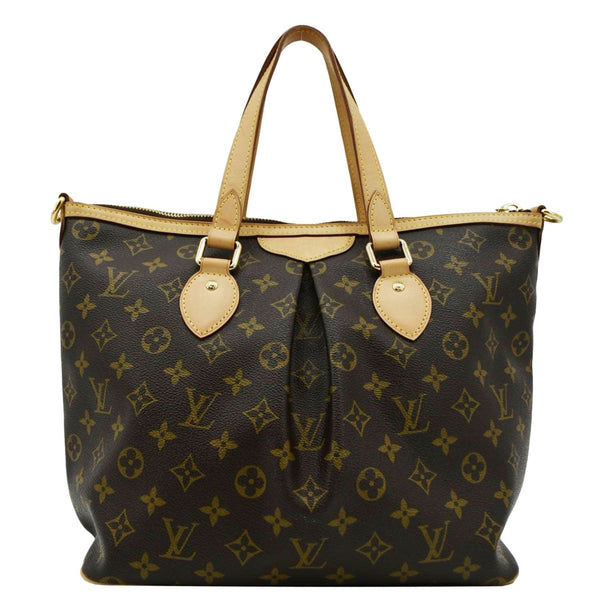 LOUIS VUITTON Palermo PM Monogram Canvas Shoulder Bag Brown