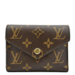 LOUIS VUITTON Victorine Monogram Canvas Wallet Brown