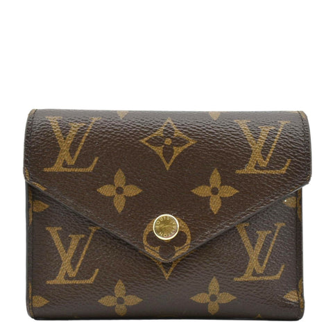 LOUIS VUITTON Victorine Monogram Canvas Wallet Brown