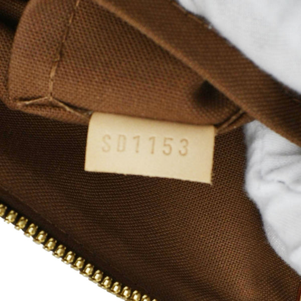 LOUIS VUITTON Palermo PM Monogram Canvas Shoulder Bag Brown