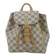 LOUIS VUITTON Sperone BB Damier Azur Backpack Bag White