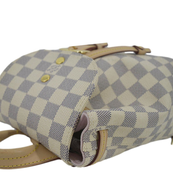 LOUIS VUITTON Sperone BB Damier Azur Backpack Bag White