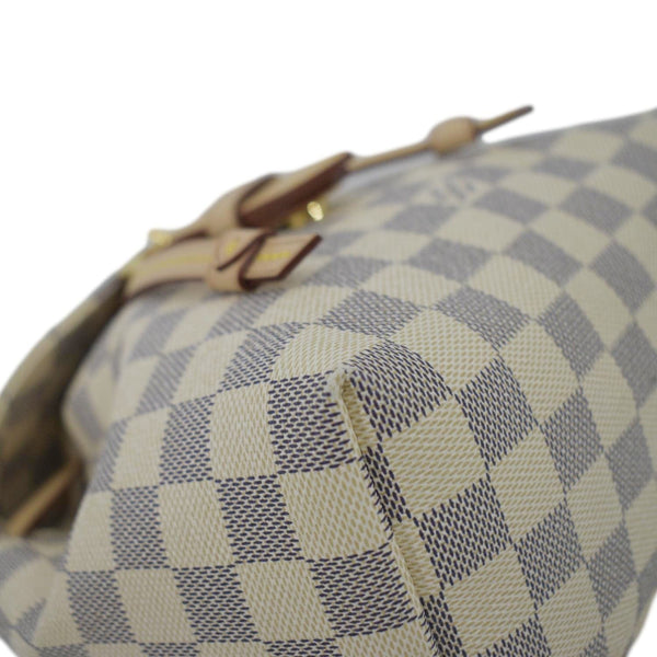 LOUIS VUITTON Sperone BB Damier Azur Backpack Bag White