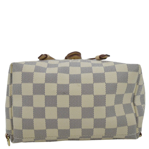 LOUIS VUITTON Sperone BB Damier Azur Backpack Bag White