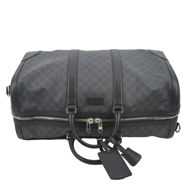 GUCCI Carry-on GG Supreme Canvas Duffle Bag Black 478323