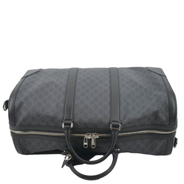 GUCCI Carry-on GG Supreme Canvas Duffle Bag Black 478323
