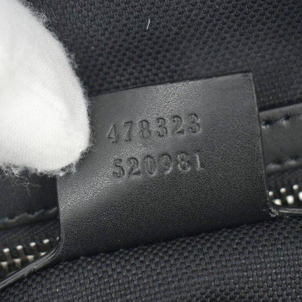 GUCCI Carry-on GG Supreme Canvas Duffle Bag Black 478323