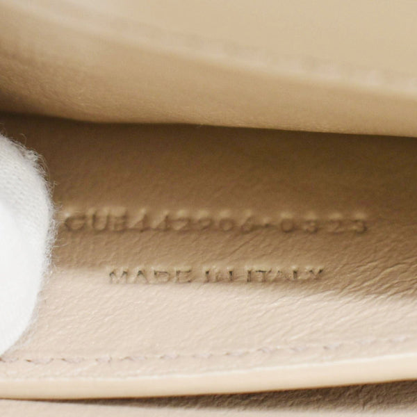 YVES SAINT LAURENT Monogram Sunset Medium Leather Shoulder Bag Rosy Sand