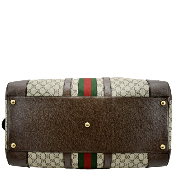 GUCCI Savoy Large GG Supreme Canvas Duffle Bag Beige 724612