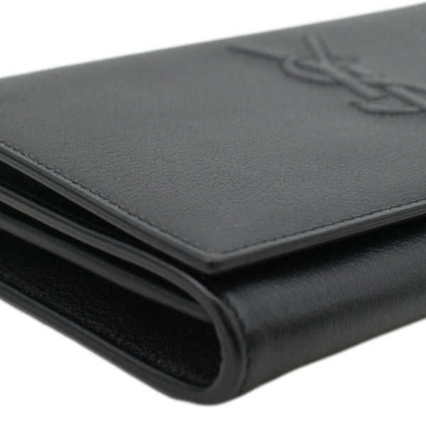 YVES SAINT LAURENT Belle De Jour Chain Leather Crossbody Bag Black