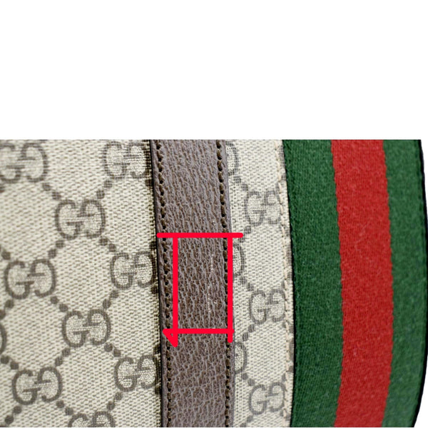 GUCCI Savoy Large GG Supreme Canvas Duffle Bag Beige 724612