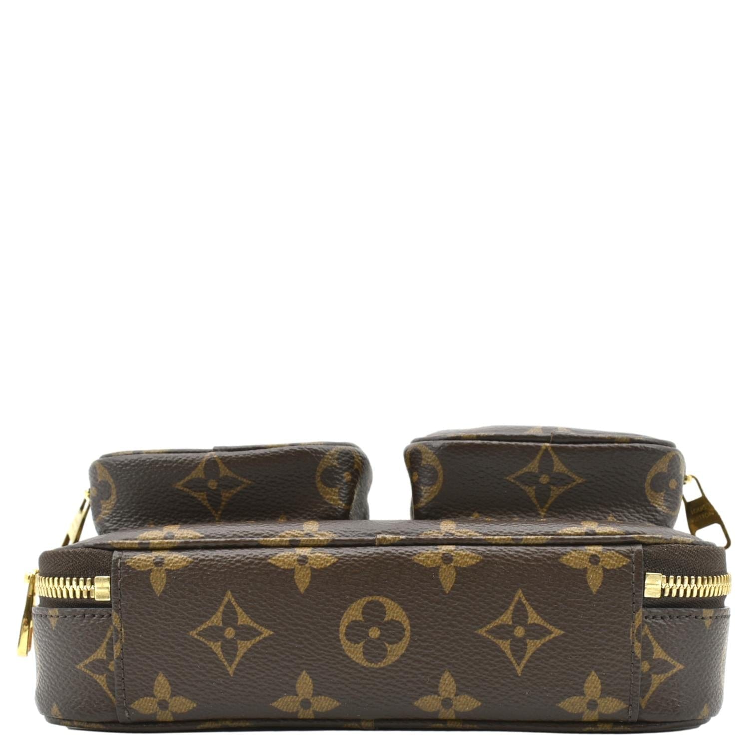 LOUIS VUITTON モノグラム ユーティリティショルダーバッグ LOUIS VUITTON Utility Monogram Canvas Crossbody Bag Brown