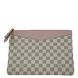 LOUIS VUITTON Daily Damier Azur Pouch Rose Ballerine Pink