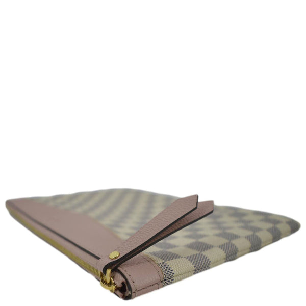 LOUIS VUITTON Daily Damier Azur Pouch Rose Ballerine Pink