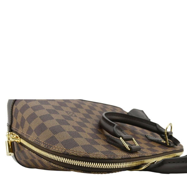 LOUIS VUITTON Alma PM Damier Ebene Satchel Bag Brown