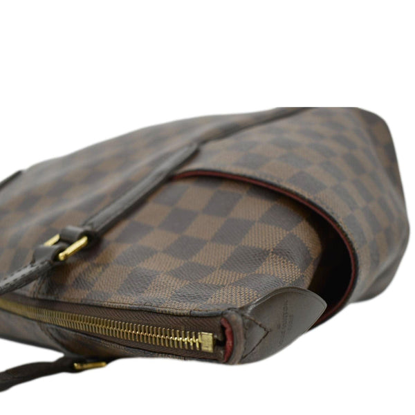 LOUIS VUITTON Totally MM Damier Ebene Shoulder Bag Brown