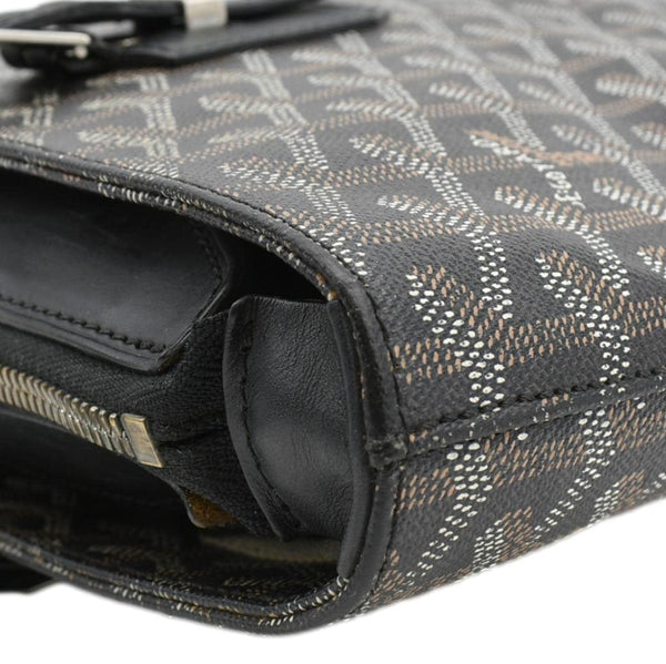 GOYARD Okinawa PM Canvas Tote Bag Black lower side