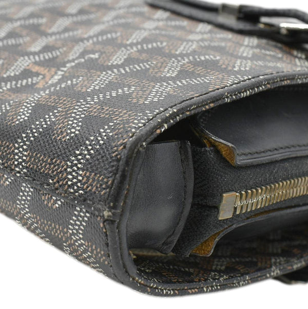 GOYARD Okinawa PM Canvas Tote Bag Black corner look\