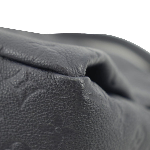 LOUIS VUITTON Artsy MM Empreinte Leather Shoulder Bag Navy Blue