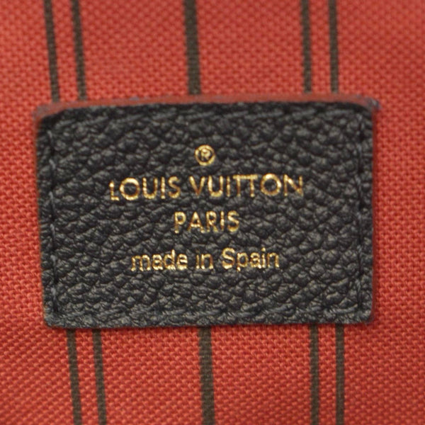 LOUIS VUITTON Artsy MM Empreinte Leather Shoulder Bag Navy Blue