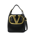 VALENTINO Garavani SuperVee  Leather Crossbody Bag Black