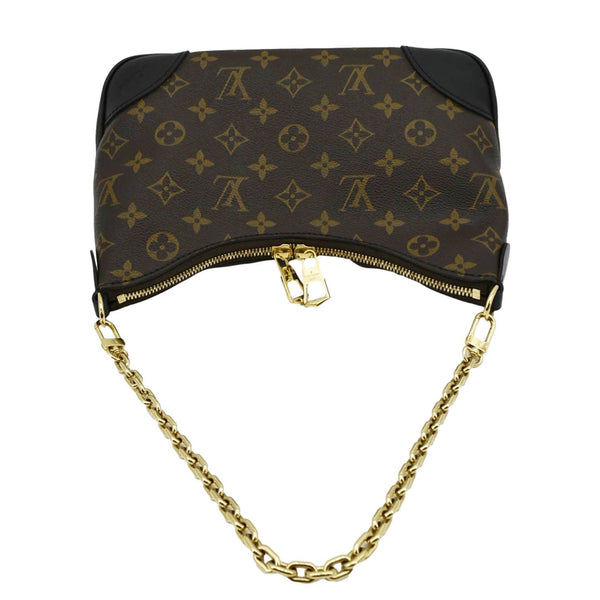 LOUIS VUITTON Boulogne NM Monogram Canvas Shoulder Bag Black