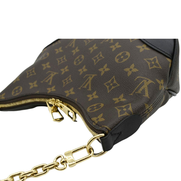LOUIS VUITTON Boulogne NM Monogram Canvas Shoulder Bag Black