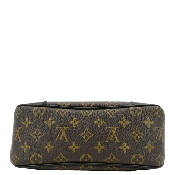 LOUIS VUITTON Boulogne NM Monogram Canvas Shoulder Bag Black