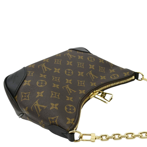 LOUIS VUITTON Boulogne NM Monogram Canvas Shoulder Bag Black