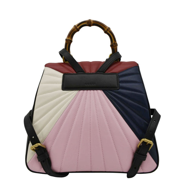 GUCCI Queen Margaret Quilted Leather Backpack Bag back sideGUCCI Queen Margaret  Backpack Multicolor back side