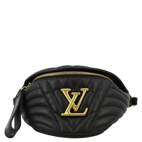LOUIS VUITTON New Wave Quilted Leather Bumbag Black