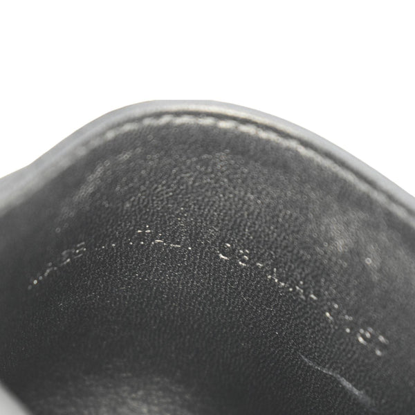 CHRISTIAN DIOR Diorama Cannage Leather Card Holder Black