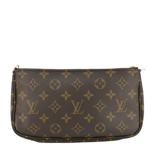 LOUIS VUITTON Multi Pochette Accessoires Monogram Canvas Crossbody Bag Brown