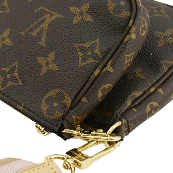LOUIS VUITTON Multi Pochette Accessoires Monogram Canvas Crossbody Bag Brown
