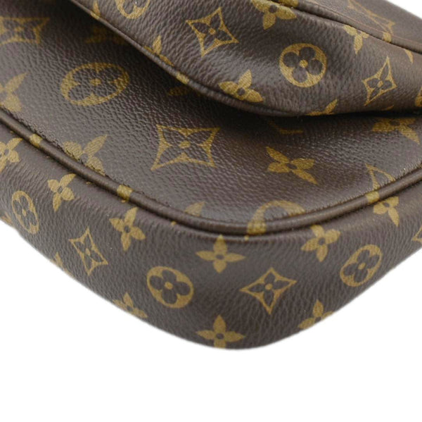 LOUIS VUITTON Multi Pochette Accessoires Monogram Canvas Crossbody Bag Brown