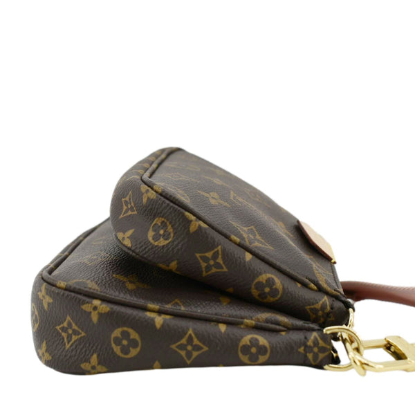LOUIS VUITTON Multi Pochette Accessoires Monogram Canvas Crossbody Bag Brown