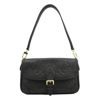 LOUIS VUITTON  Diane Empreinte Leather Crossbody Bag Black