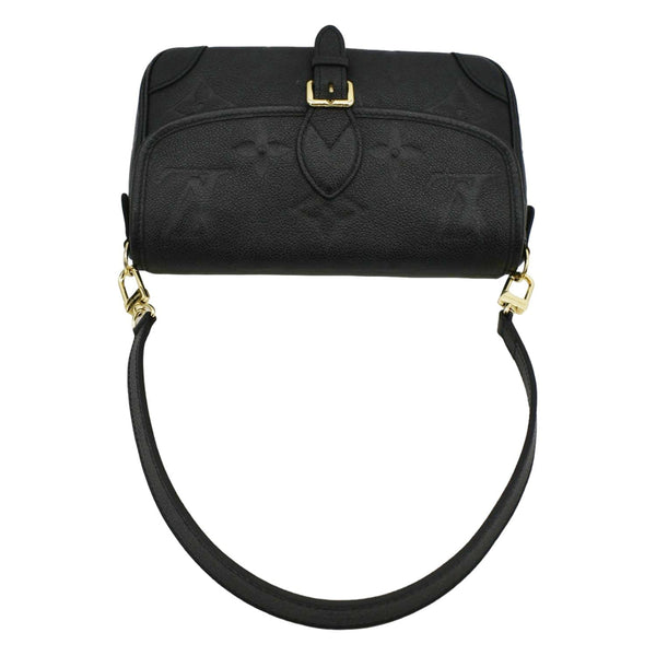 LOUIS VUITTON  Diane Empreinte Leather Crossbody Bag Black
