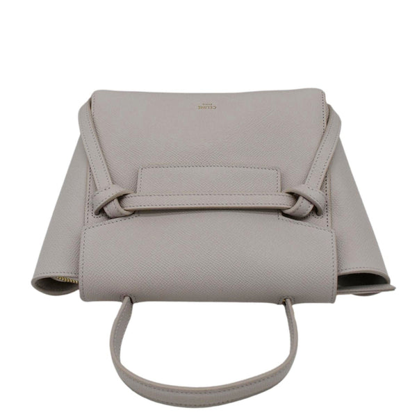 CELINE Nano Grained Leather Belt Bag Light Pink uppe rlook