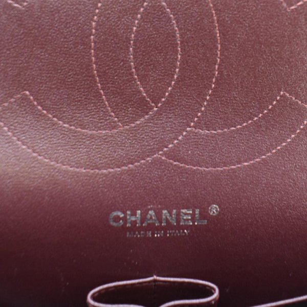 CHANEL Classic Jumbo  Double Flap Quilted Caviar Leather Shoulder Bag Black