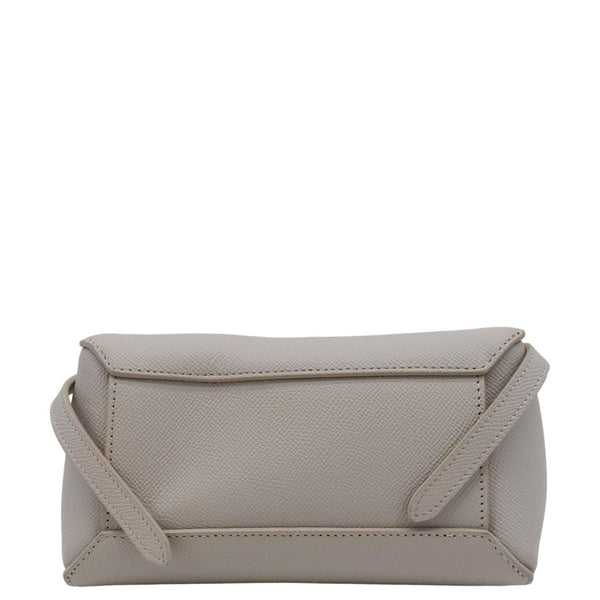 CELINE Nano Belt Grained Leather Shoulder Bag Light Pink