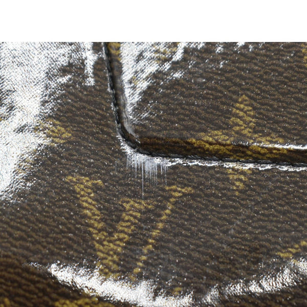LOUIS VUITTON Keepall 50 Bandouliere Monogram Glaze Canvas Travel Bag Brown