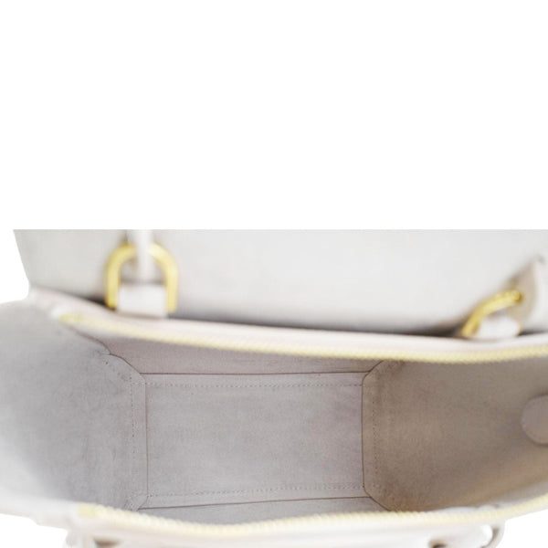 CELINE Nano Belt Grained Leather Shoulder Bag Light Pink