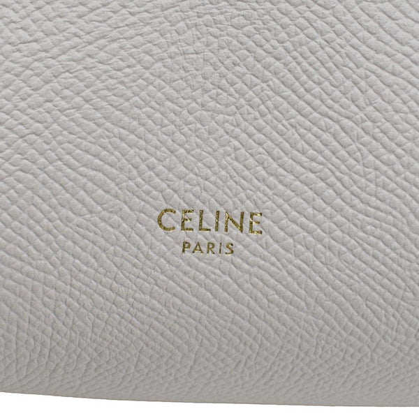 CELINE Nano Belt Grained Leather Shoulder Bag Light Pink
