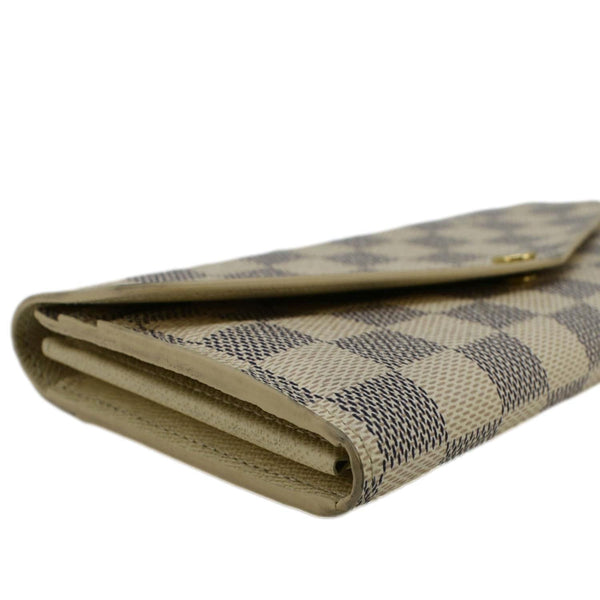 LOUIS VUITTON Sarah Damier Azur Wallet White