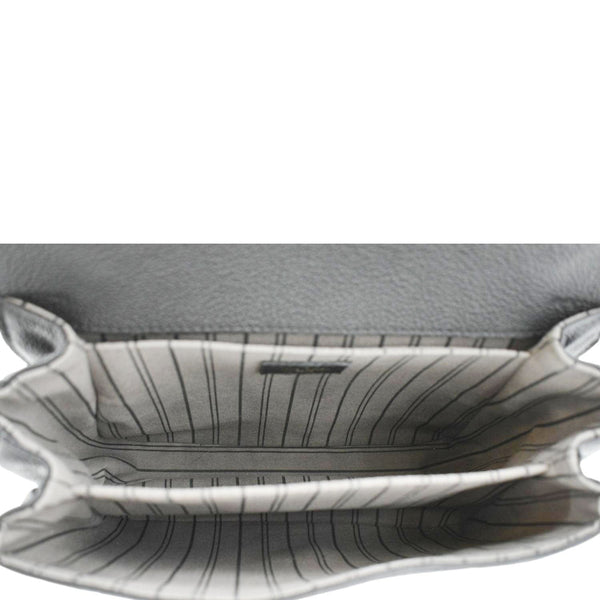 LOUIS VUITTON Metis Pochette Empreinte Leather Crossbody Bag Black