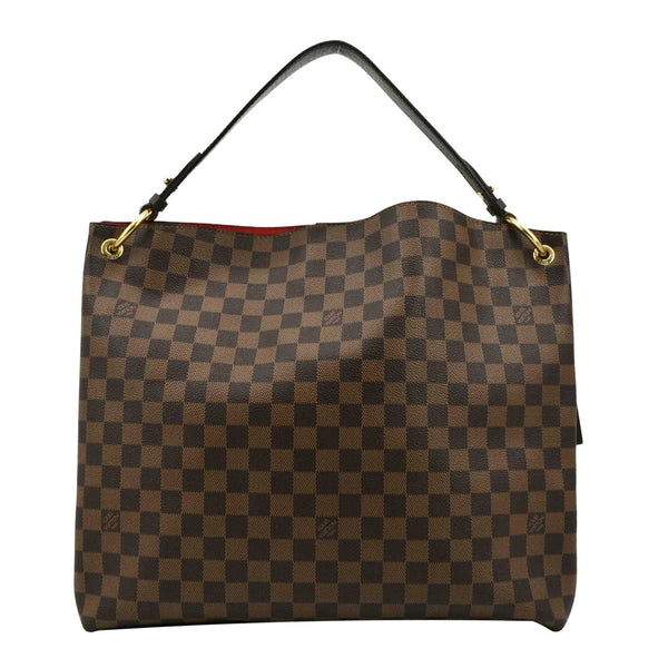 LOUIS VUITTON Graceful MM Damier Ebene Shoulder Bag Brown