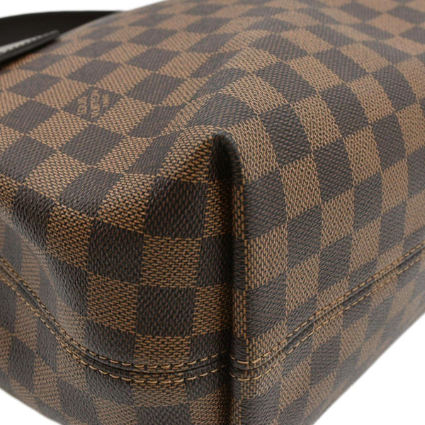 LOUIS VUITTON Graceful MM Damier Ebene Shoulder Bag Brown