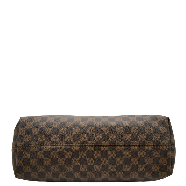 LOUIS VUITTON Graceful MM Damier Ebene Shoulder Bag Brown