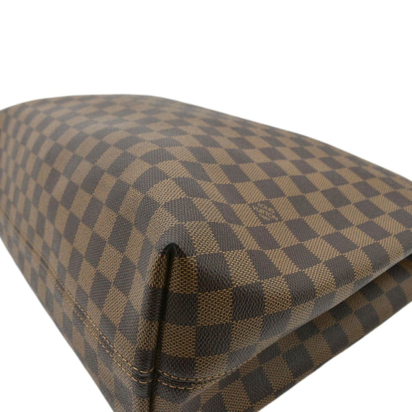 LOUIS VUITTON Graceful MM Damier Ebene Shoulder Bag Brown